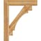 Ekena Millwork Merced Block Rough Sawn Bracket, Western Red Cedar, 6"W x 38"D x 46"H BKT06X38X46MRC05RWR - alternate 3